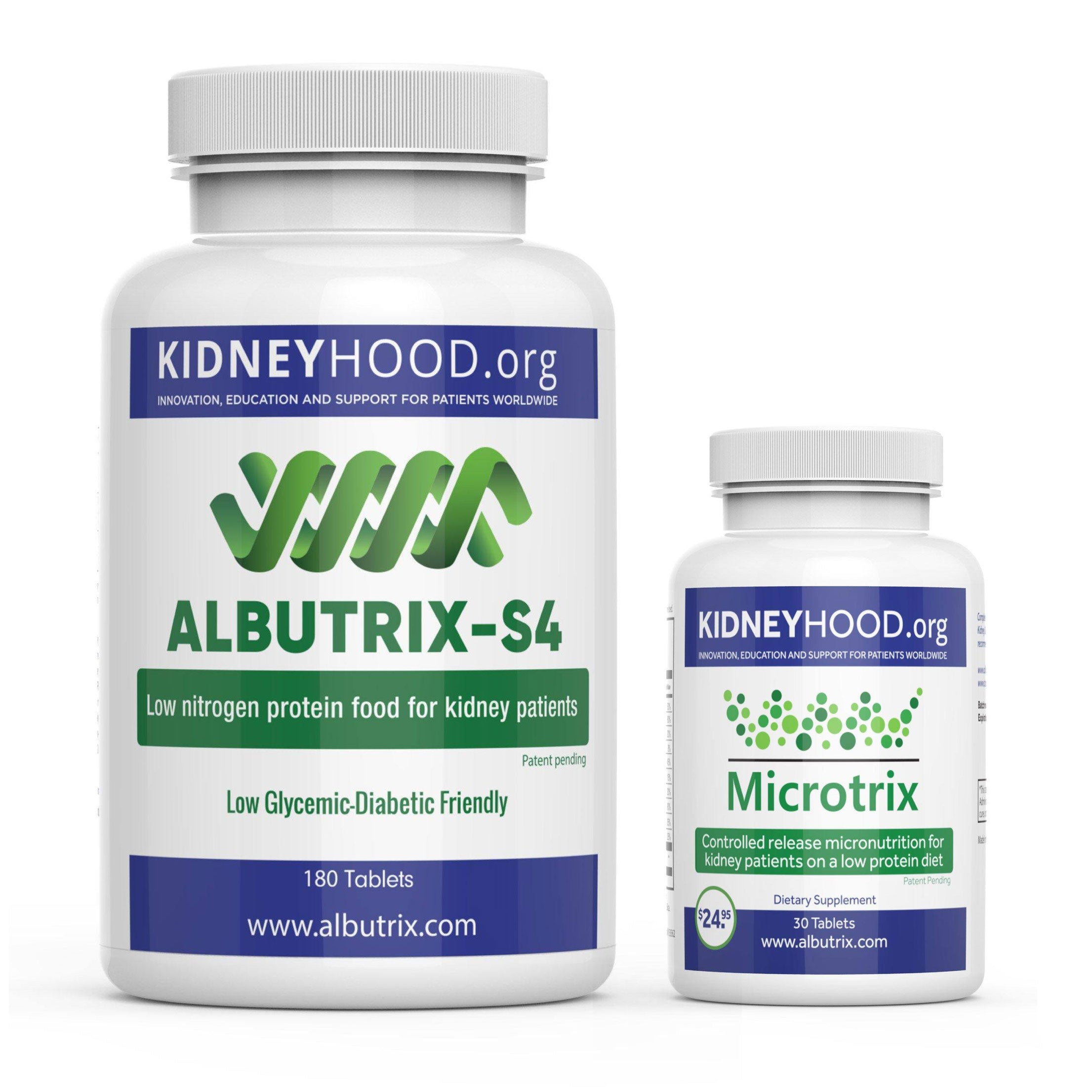 Albutrix S4 + Microtrix Multivitamin *For GFR/EGFR patients Kidneyhood